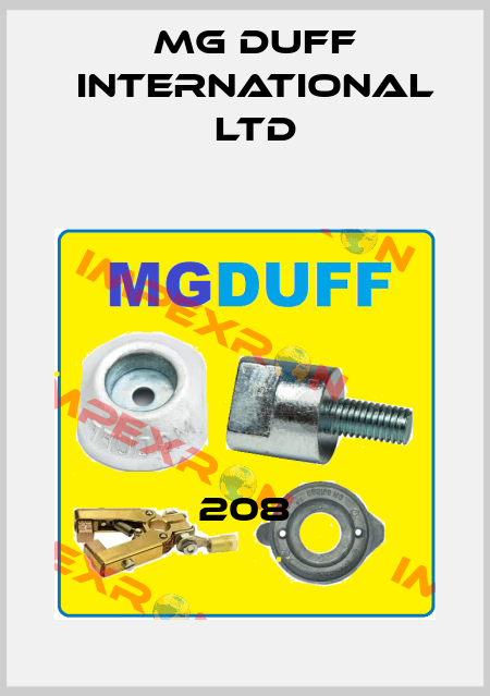 208 MG DUFF INTERNATIONAL LTD