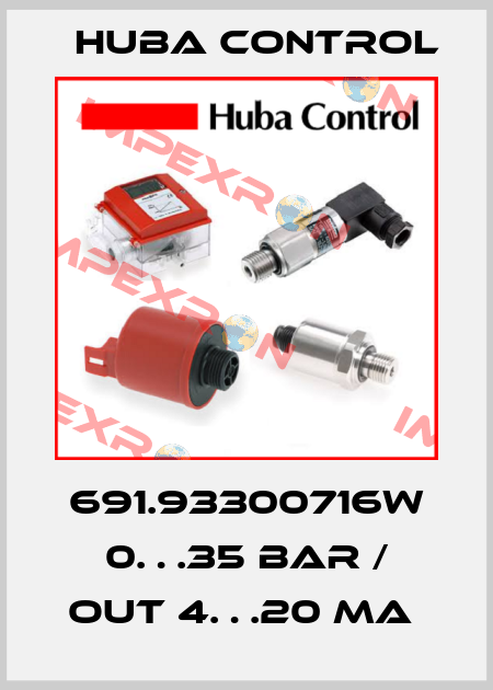 691.93300716W 0…35 BAR / OUT 4…20 MA  Huba Control