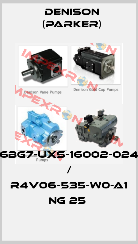 6BG7-UXS-16002-024 / R4V06-535-W0-A1 NG 25  Denison (Parker)