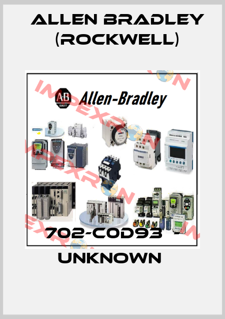 702-C0D93  - UNKNOWN  Allen Bradley (Rockwell)