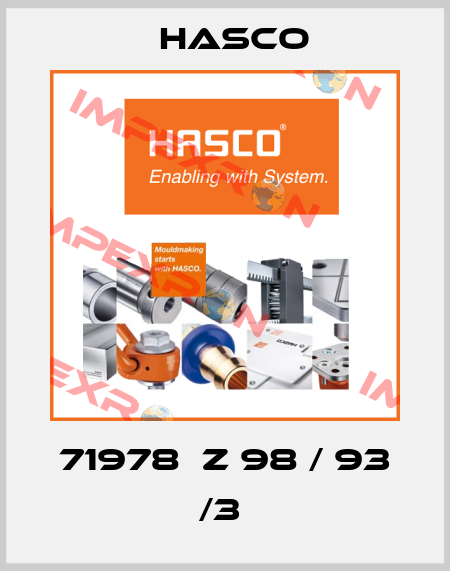 71978  Z 98 / 93 /3  Hasco