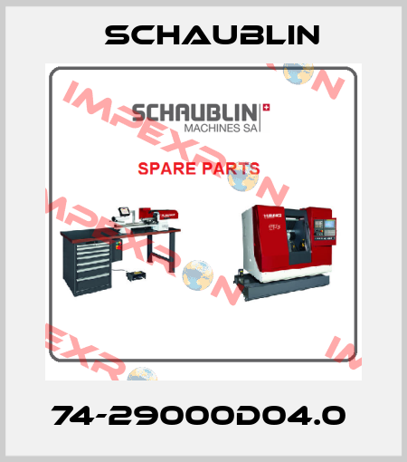 74-29000D04.0  Schaublin