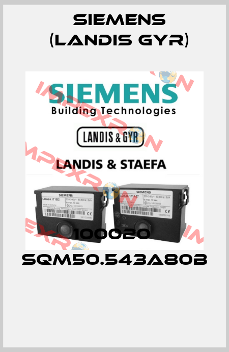 100020  SQM50.543A80B  Siemens (Landis Gyr)