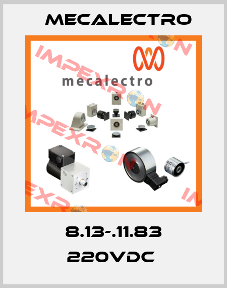 8.13-.11.83 220VDC  Mecalectro