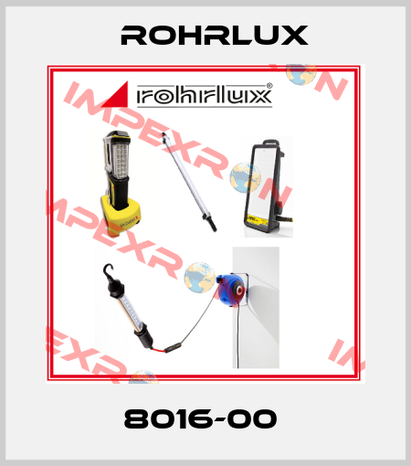 8016-00  Rohrlux
