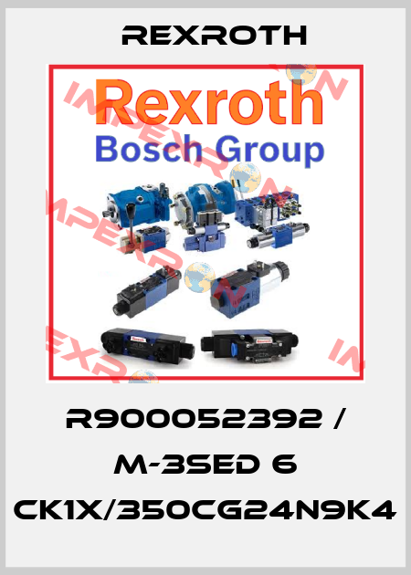 R900052392 / M-3SED 6 CK1X/350CG24N9K4 Rexroth