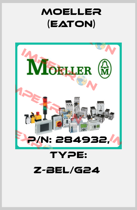 P/N: 284932, Type: Z-BEL/G24  Moeller (Eaton)