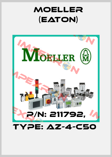 P/N: 211792, Type: AZ-4-C50  Moeller (Eaton)