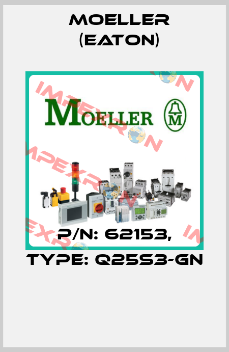 P/N: 62153, Type: Q25S3-GN  Moeller (Eaton)