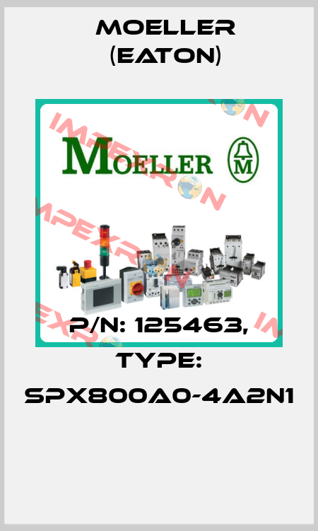 P/N: 125463, Type: SPX800A0-4A2N1  Moeller (Eaton)