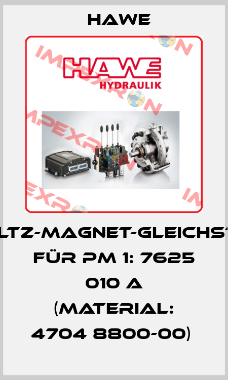 SCHULTZ-MAGNET-GLEICHSTROM FÜR PM 1: 7625 010 A (Material: 4704 8800-00)  Hawe