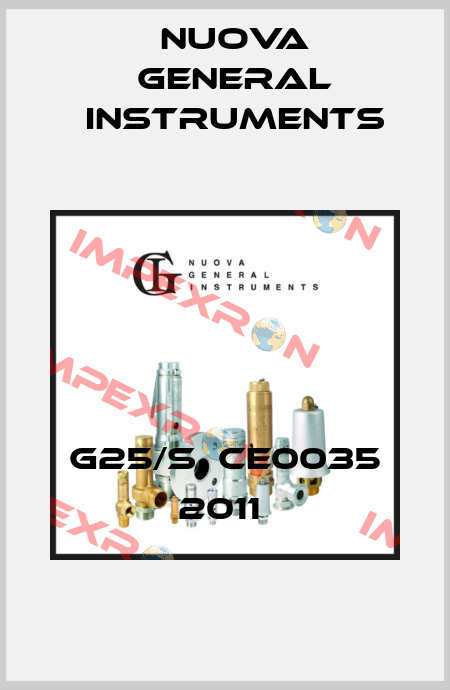 G25/S  CE0035 2011  Nuova General Instruments
