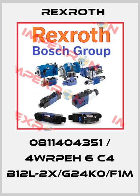 0811404351 / 4WRPEH 6 C4 B12L-2X/G24K0/F1M Rexroth