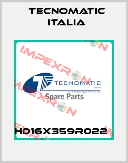 HD16X359R022   Tecnomatic Italia