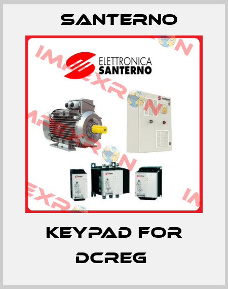 Keypad for DCREG  Santerno