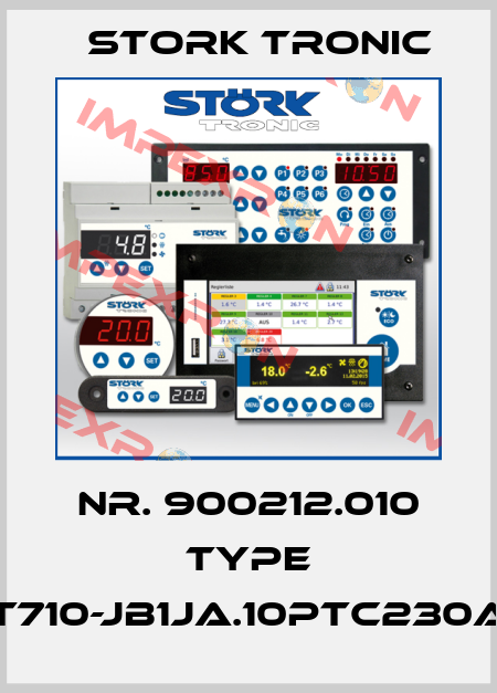 Nr. 900212.010 Type ST710-JB1JA.10PTC230AC Stork tronic