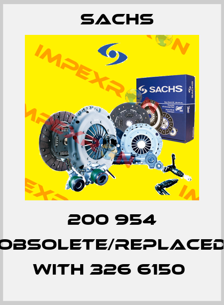 200 954 obsolete/replaced with 326 6150  SACHS