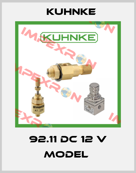 92.11 DC 12 V Model  Kuhnke
