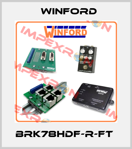 BRK78HDF-R-FT  Winford