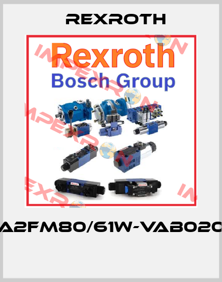 A2FM80/61W-VAB020  Rexroth