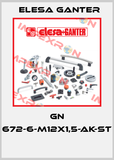 GN 672-6-M12X1,5-AK-ST  Elesa Ganter