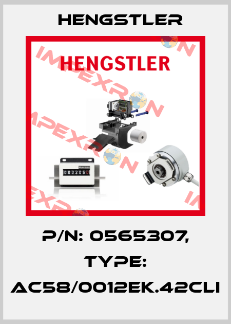 p/n: 0565307, Type: AC58/0012EK.42CLI Hengstler