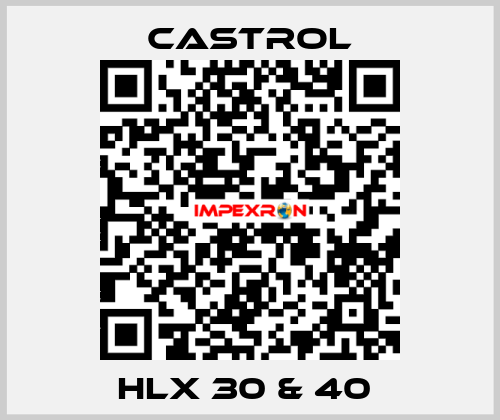 HLX 30 & 40  Castrol