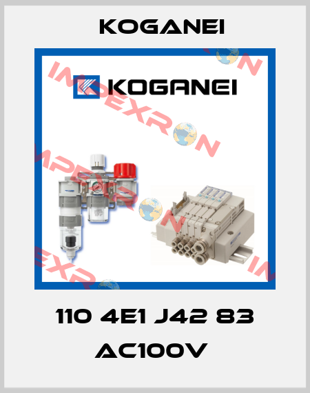 110 4E1 J42 83 AC100V  Koganei