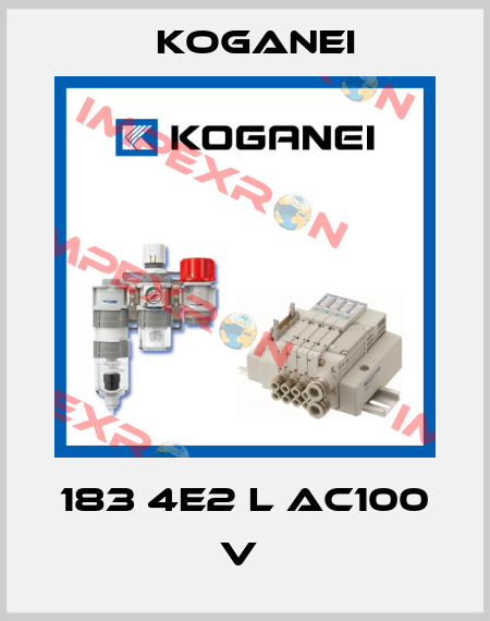 183 4E2 L AC100 V  Koganei