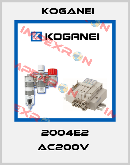 2004E2 AC200V  Koganei