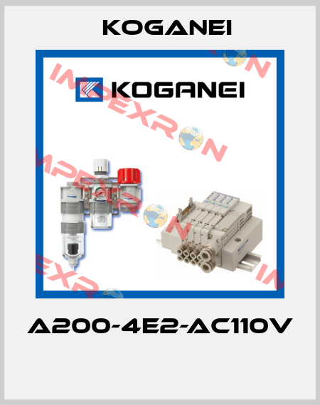 A200-4E2-AC110V  Koganei