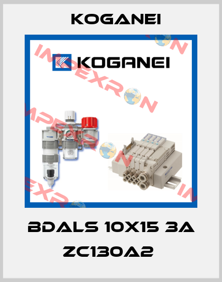 BDALS 10X15 3A ZC130A2  Koganei
