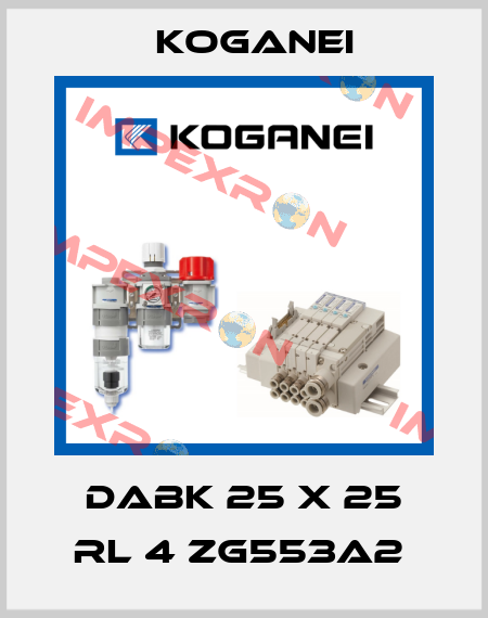 DABK 25 X 25 RL 4 ZG553A2  Koganei