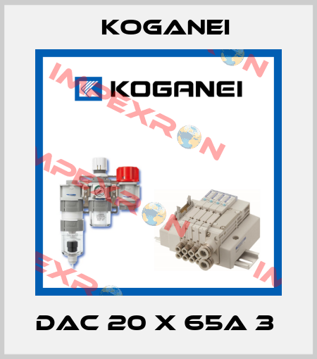 DAC 20 X 65A 3  Koganei