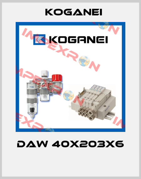 DAW 40X203X6  Koganei