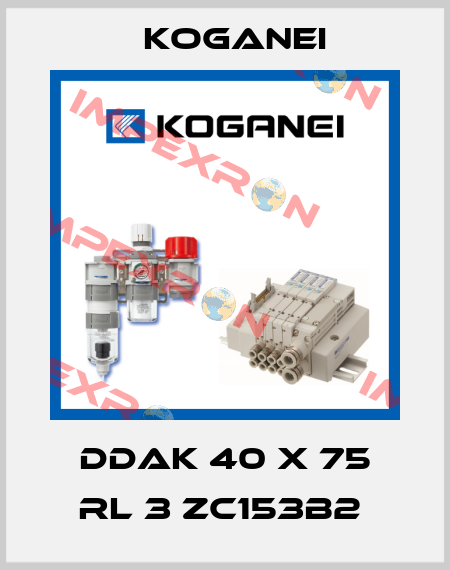 DDAK 40 X 75 RL 3 ZC153B2  Koganei