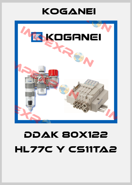 DDAK 80X122 HL77C Y CS11TA2  Koganei