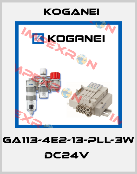 GA113-4E2-13-PLL-3W DC24V  Koganei