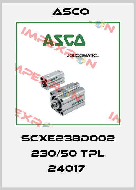 SCXE238D002 230/50 TPL 24017  Asco