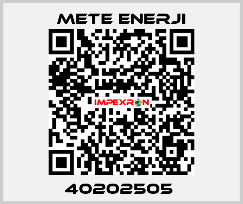 40202505  METE ENERJI