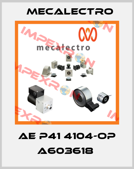 AE P41 4104-OP A603618  Mecalectro