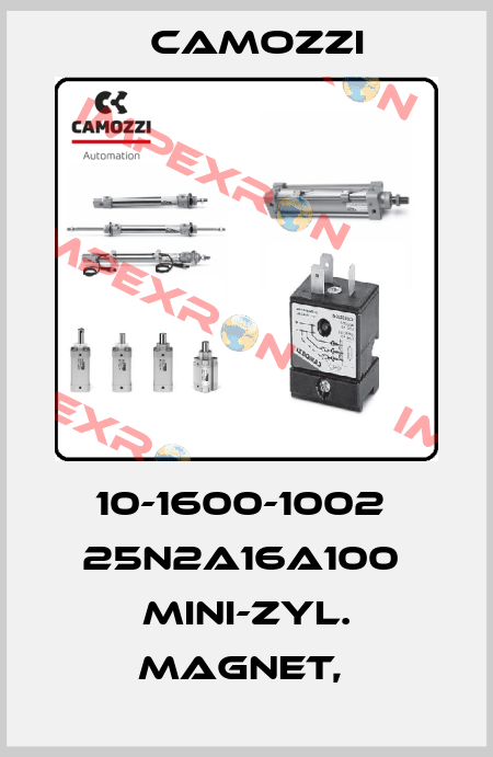 10-1600-1002  25N2A16A100  MINI-ZYL. MAGNET,  Camozzi