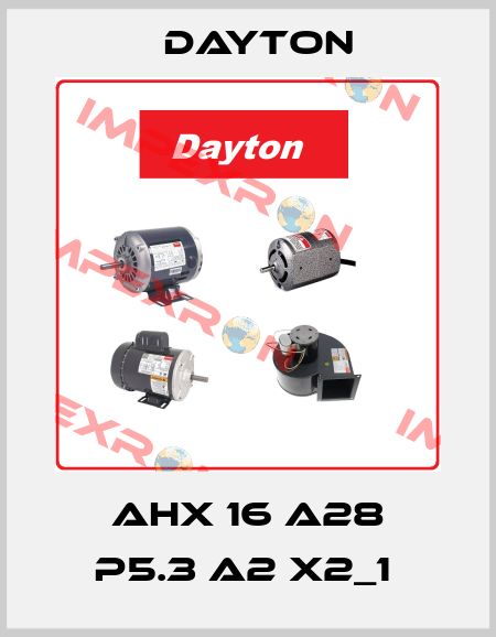 AHX 16 A28 P5.3 A2 X2_1  DAYTON