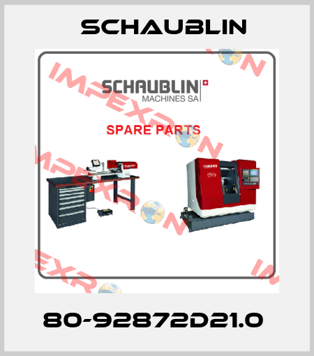 80-92872D21.0  Schaublin