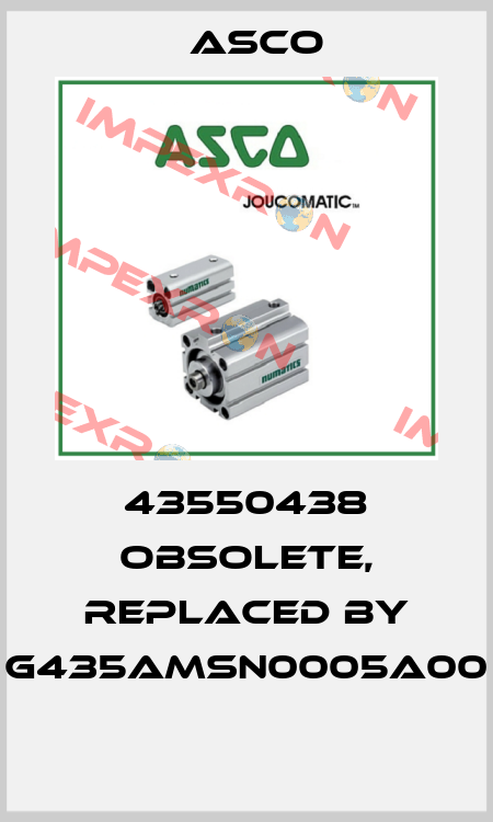 43550438 obsolete, replaced by G435AMSN0005A00  Asco