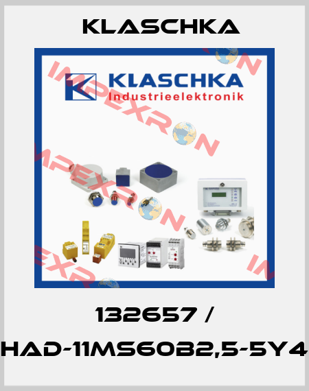 132657 / HAD-11ms60b2,5-5Y4 Klaschka
