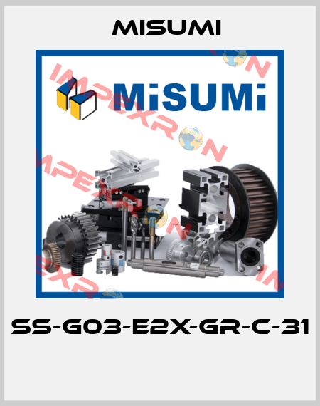 SS-G03-E2X-GR-C-31  Misumi