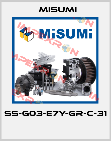 SS-G03-E7Y-GR-C-31  Misumi