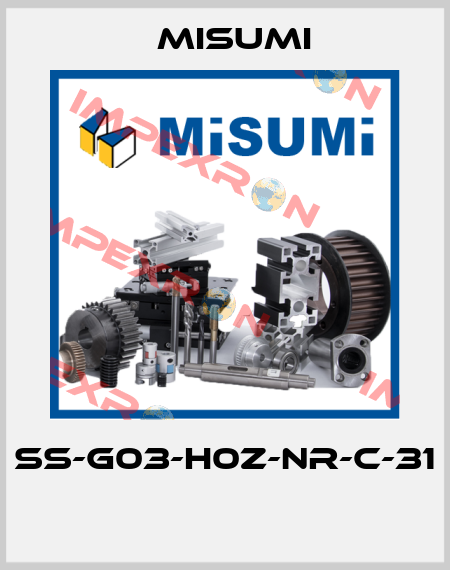 SS-G03-H0Z-NR-C-31  Misumi