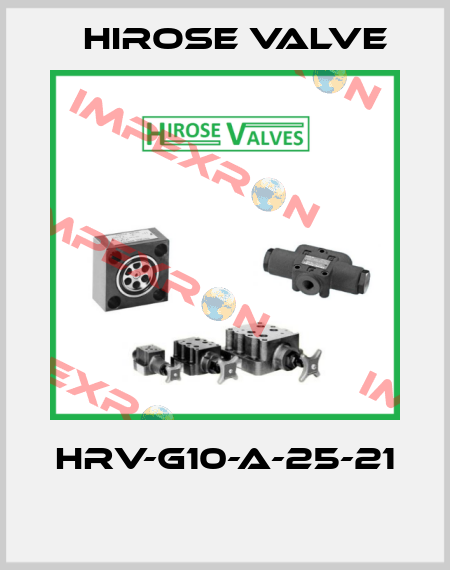 HRV-G10-A-25-21  Hirose Valve